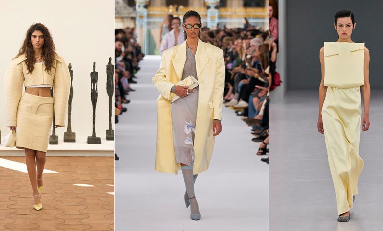 Fashion People Are Fawning Over This Buttery Color Trend for Spring