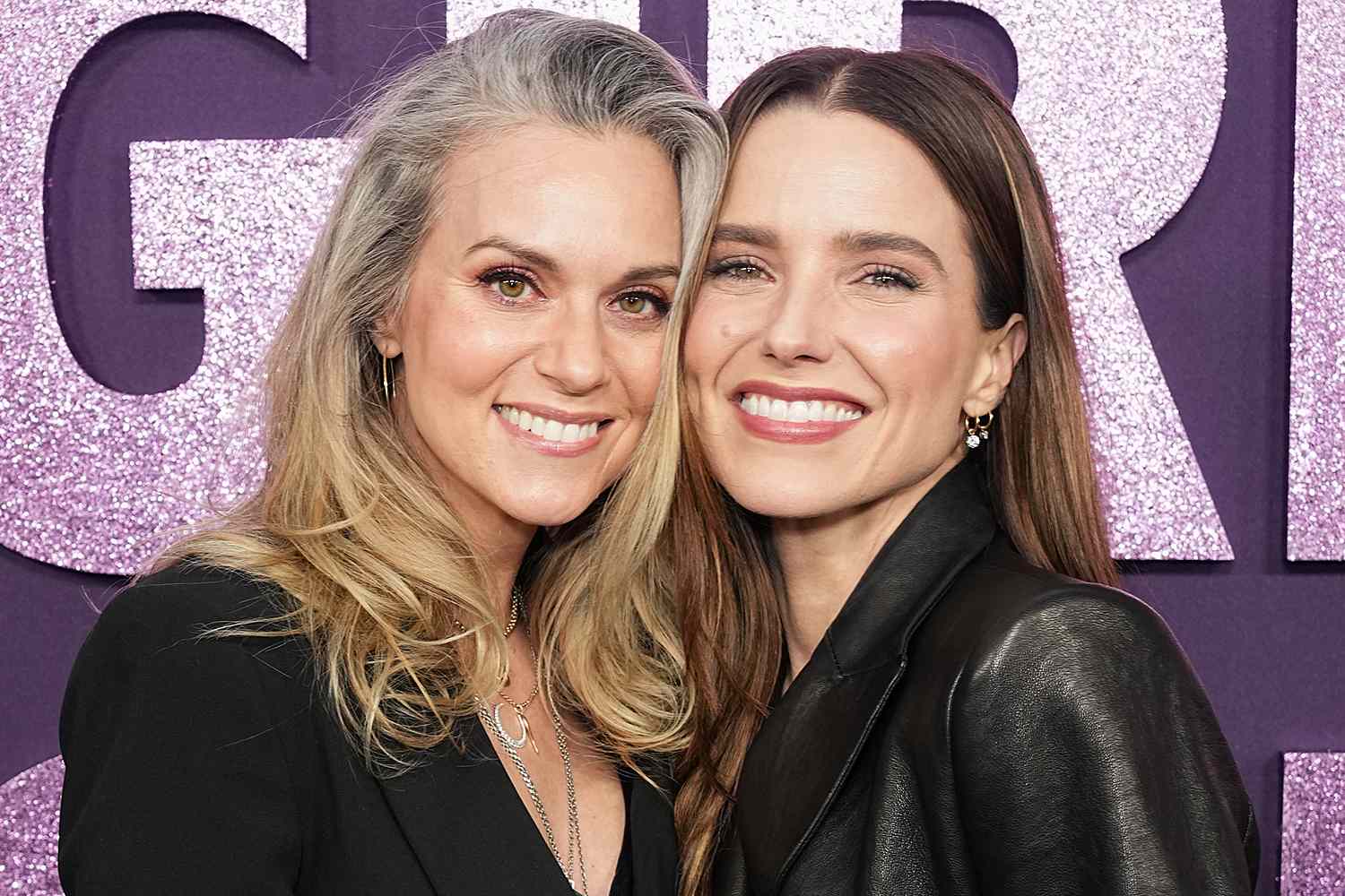 Hilarie Burton and Sophia Bush attend the season 3 premiere of 'Girls5eva' in N.Y.C. on March 7, 2024