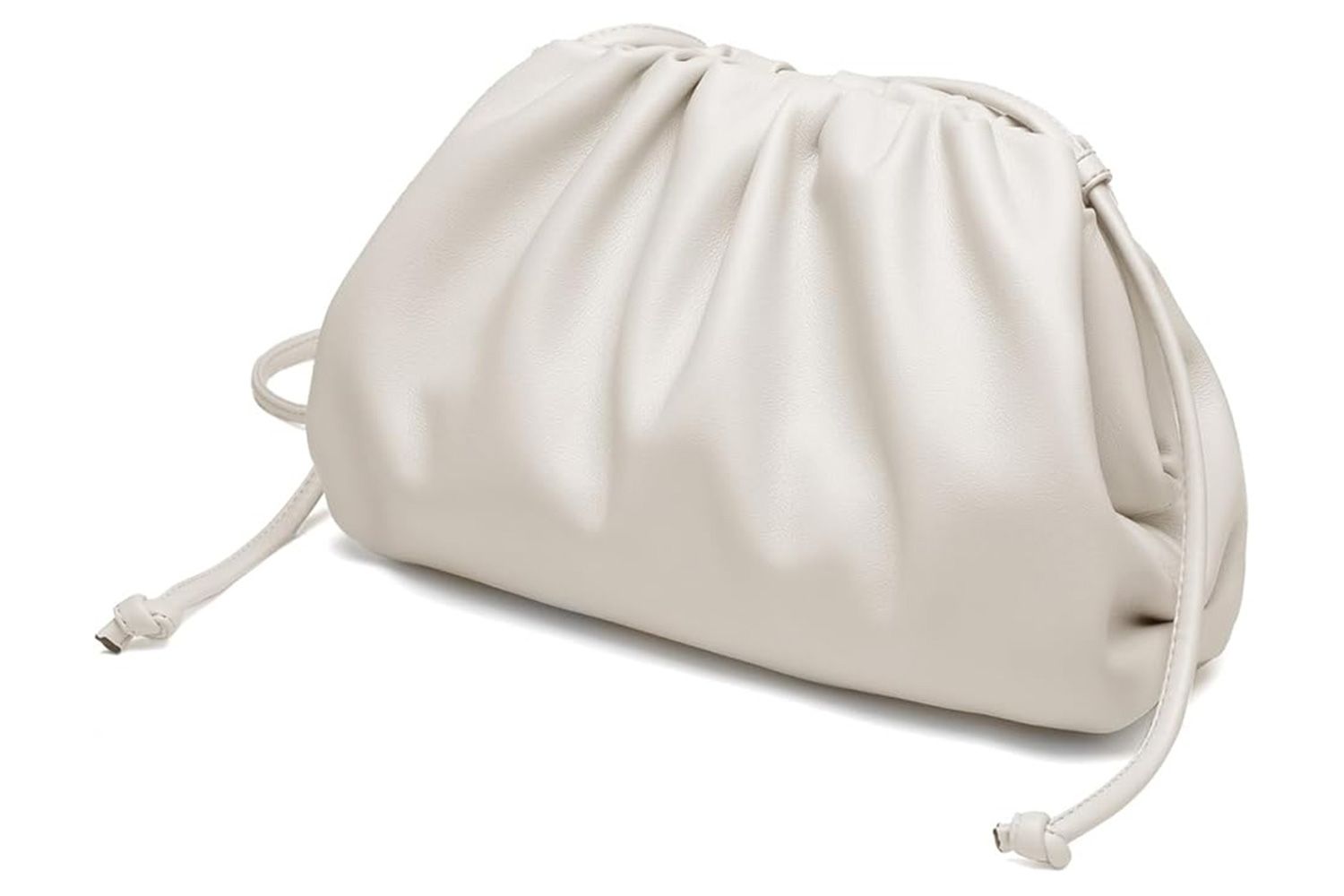 Amazon Huralona Dressy Pleated Vegan Leather Clutch