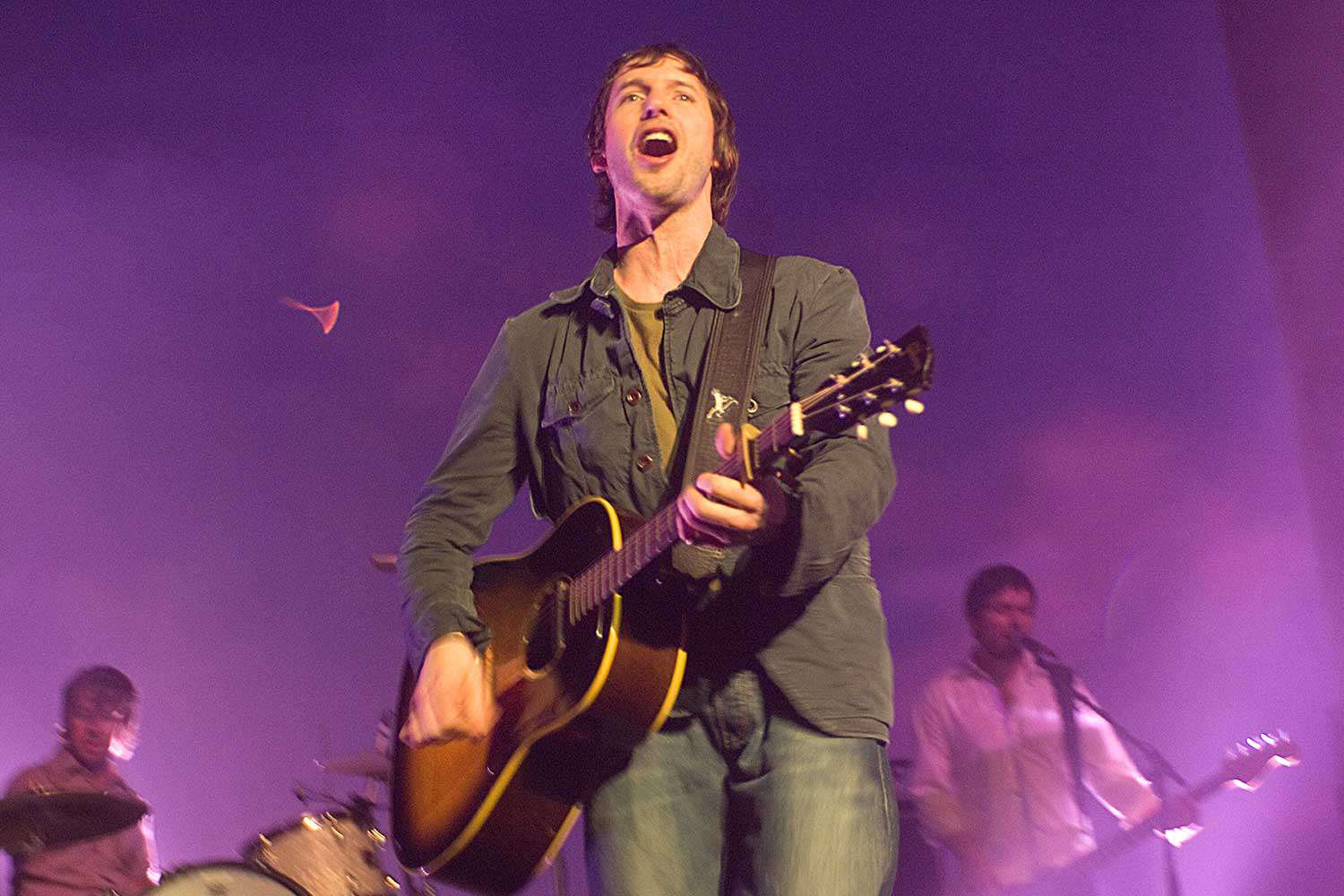 James Blunt performs onstage at the Riviera Theater, Chicago, Illlinois, March 25, 2006.