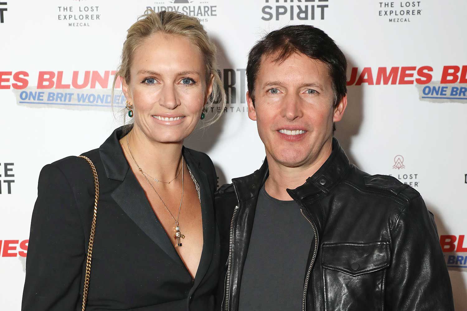 Sofia Blunt and James Blunt attend the premiere screening of "James Blunt: One Brit Wonder" at Picturehouse Central on December 6, 2023 in London, England.