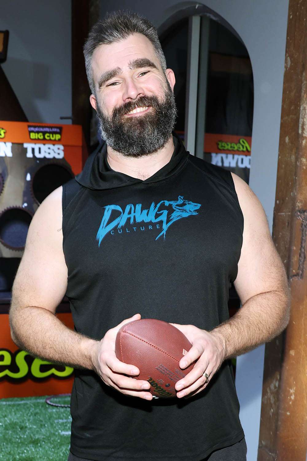 Jason Kelce attends Wondery x The New Heights House Party Hosted by Jason Kelce on February 05, 2025 in New Orleans, Louisiana.