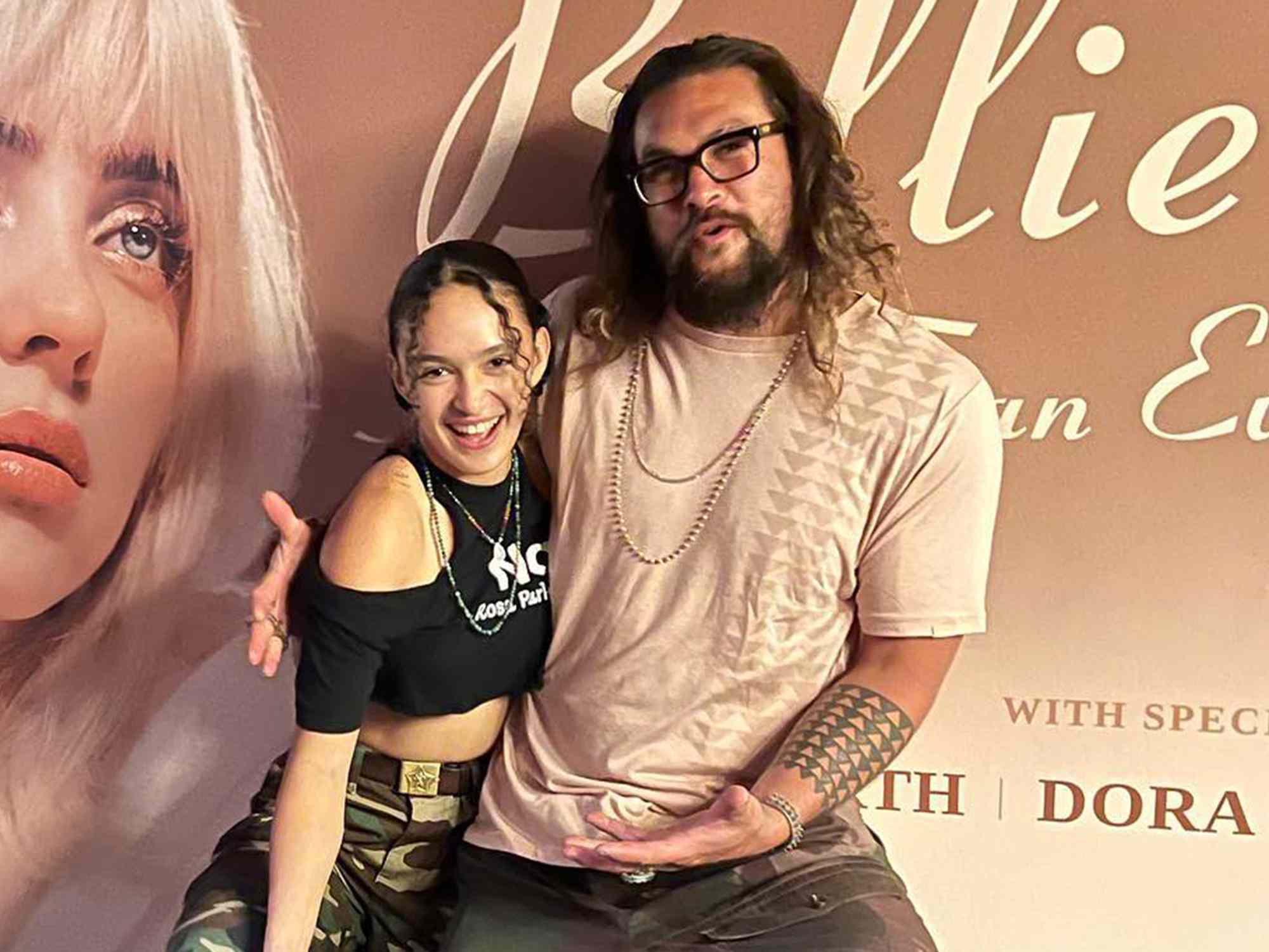 Jason Momoa and his daughter Lola.