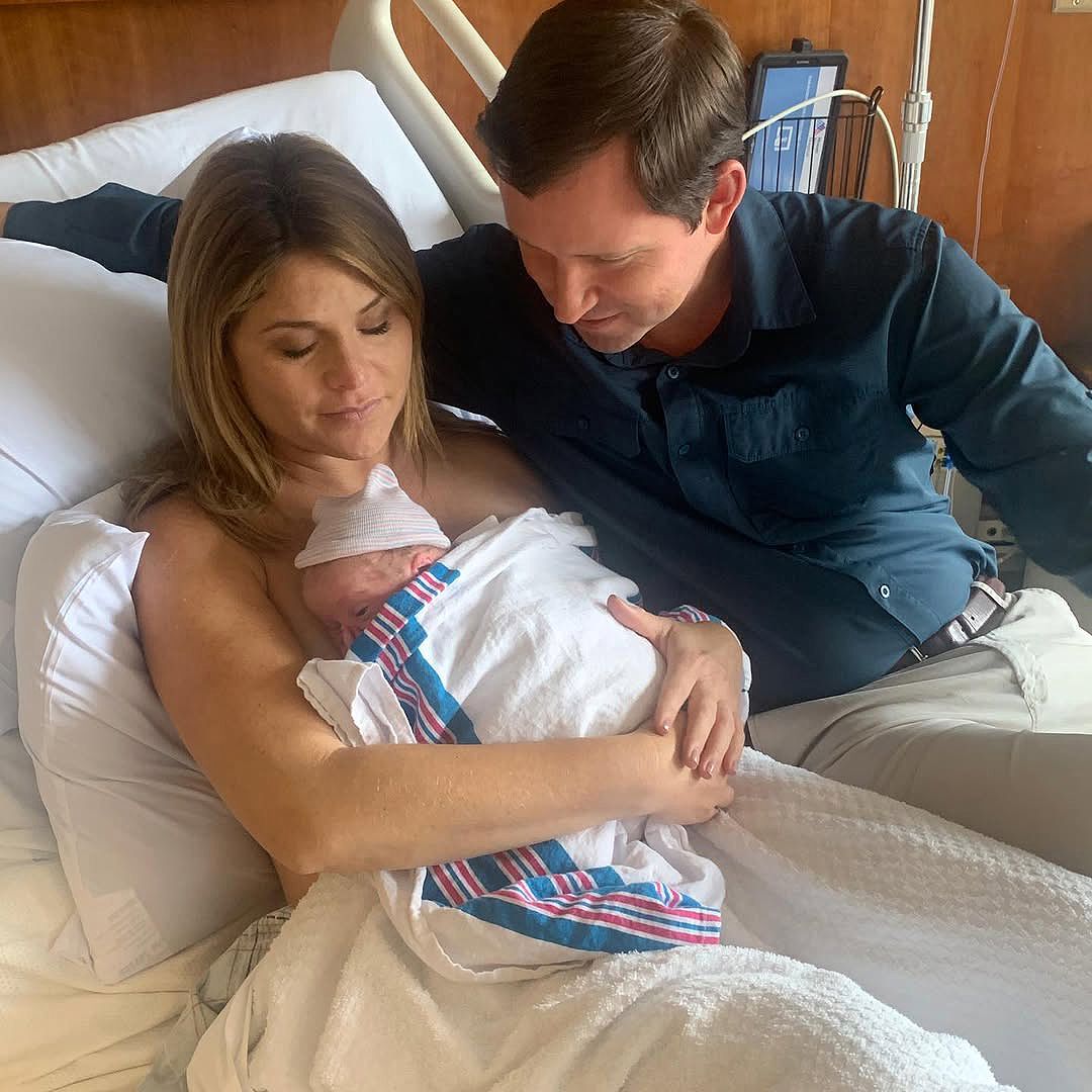 Jenna Bush Hager, Henry Hager, and their son Hal