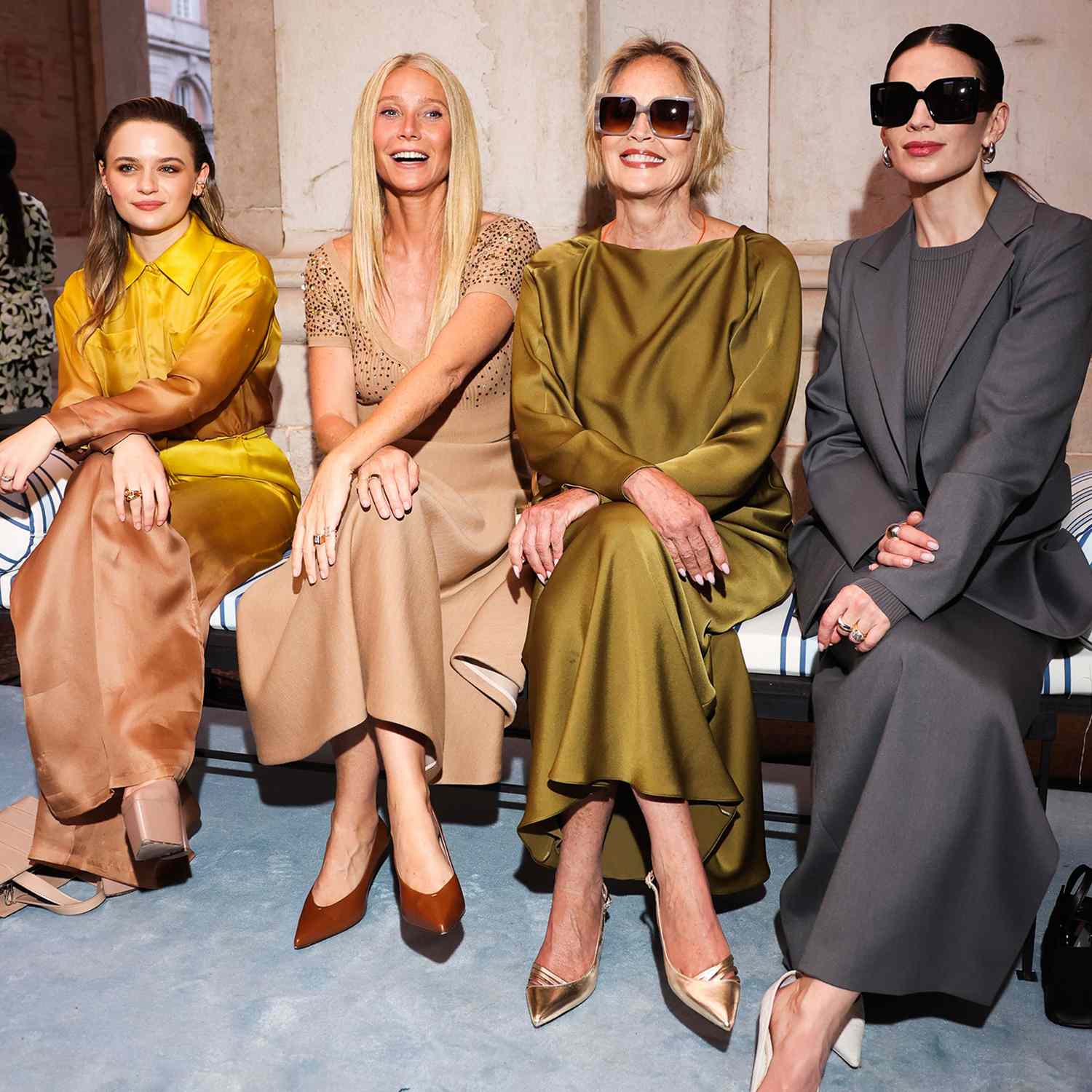 Joey King, Gwyneth Paltrow, Sharon Stone, Hayley Atwell Max Mara Cruise Show 2026, Reggia di Caserta, Caserta, Ital, Campania, Italy
