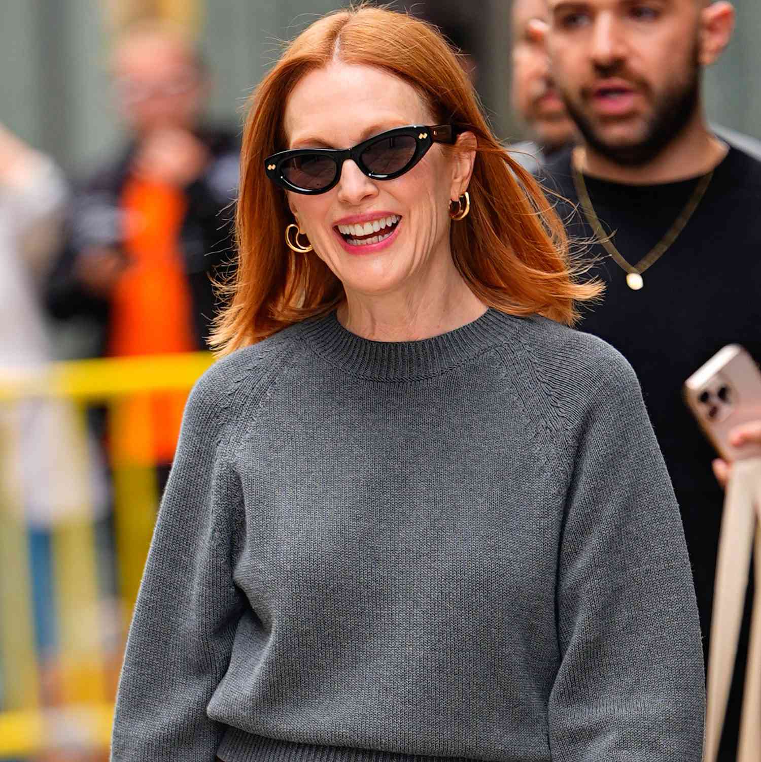 Julianne Moore is seen on May 28, 2025 in New York City