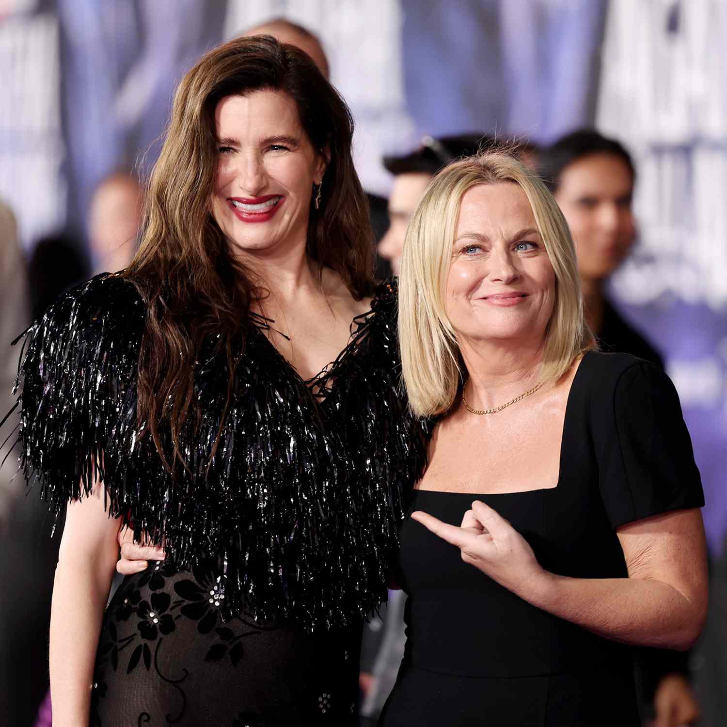 Kathryn Hahn and Amy Poehler attends the special launch event for 'Agatha All Along' in L.A. on Sept. 16, 2024