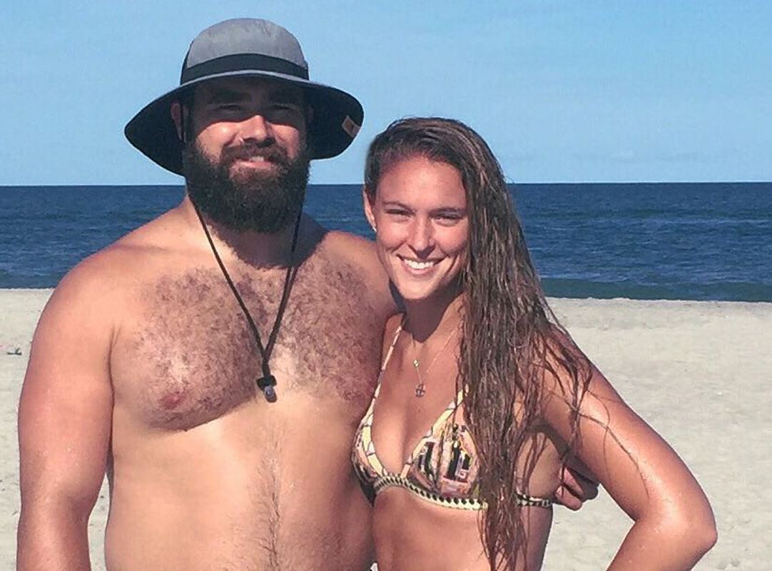 Kylie Kelce and Jason