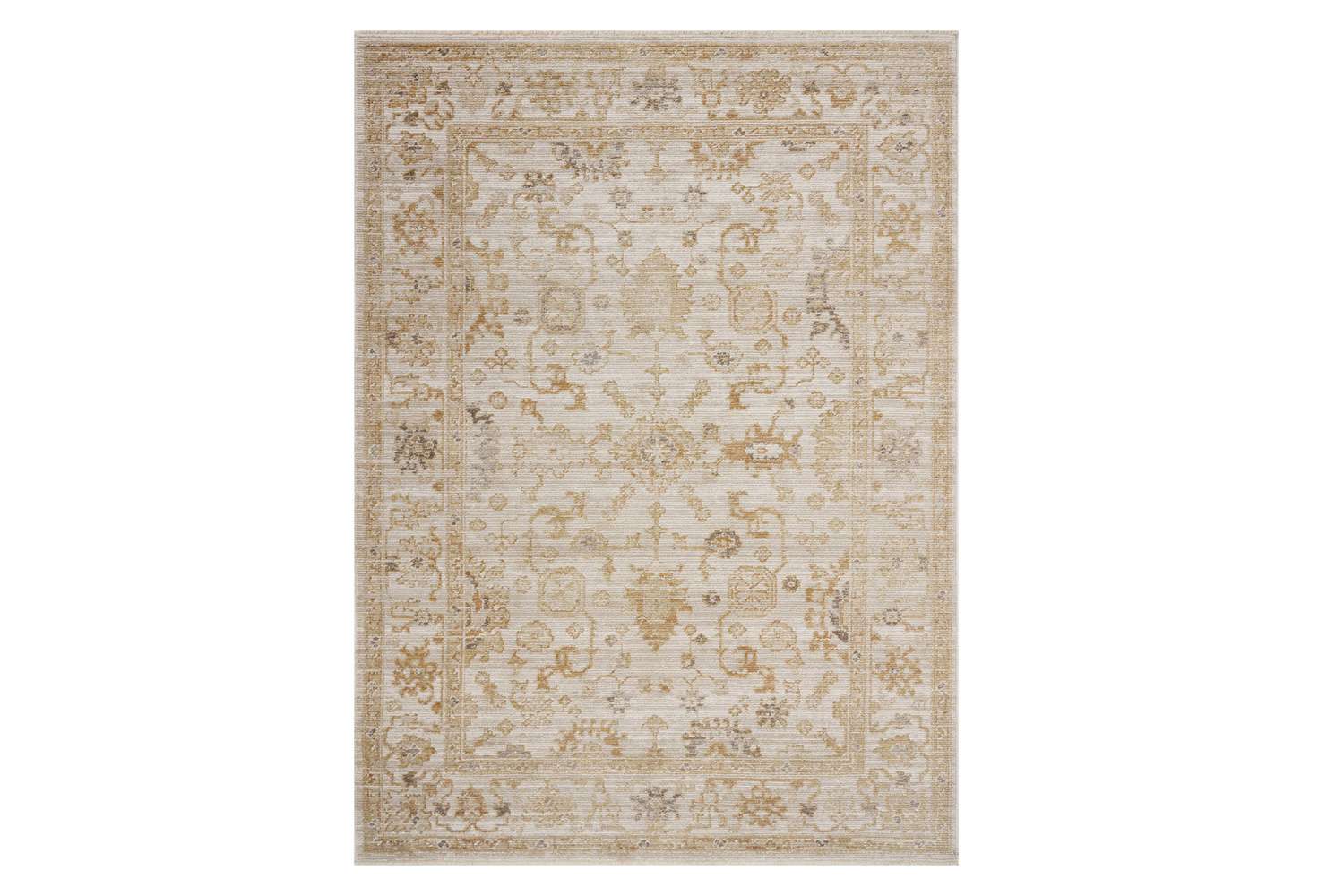 Magnolia Home by Joanna Gaines x Loloi Pace Natural / Gold Area Rug