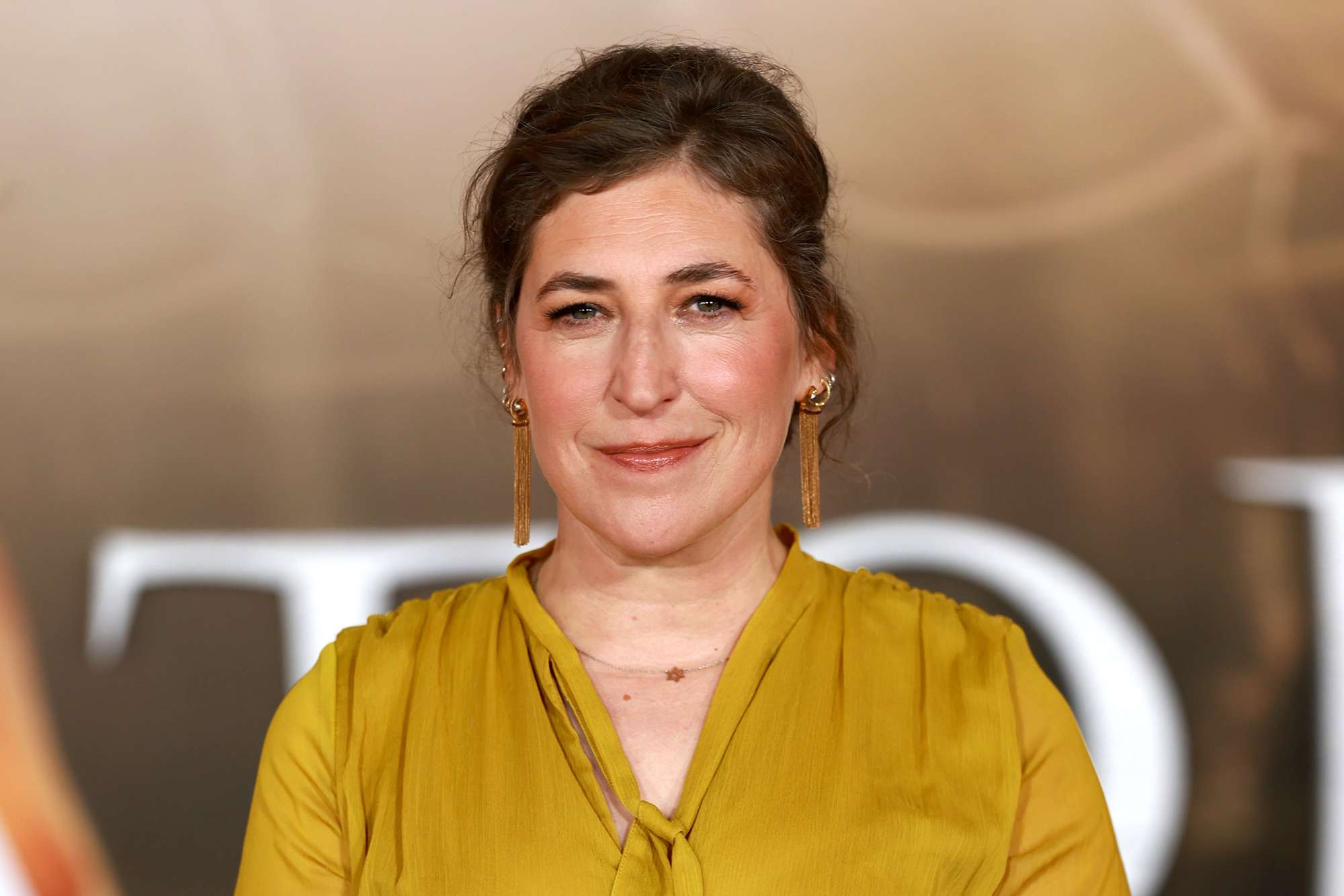 Mayim Bialik attends the premiere of 'Gladiator II' at TCL Chinese Theatre in Hollywood, Calif., on Nov. 18, 2024