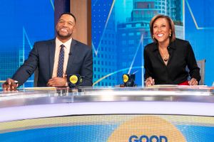MICHAEL STRAHAN, ROBIN ROBERTS GOOD MORNING AMERICA - 1/7/25 - Show coverage of "Good Morning America"