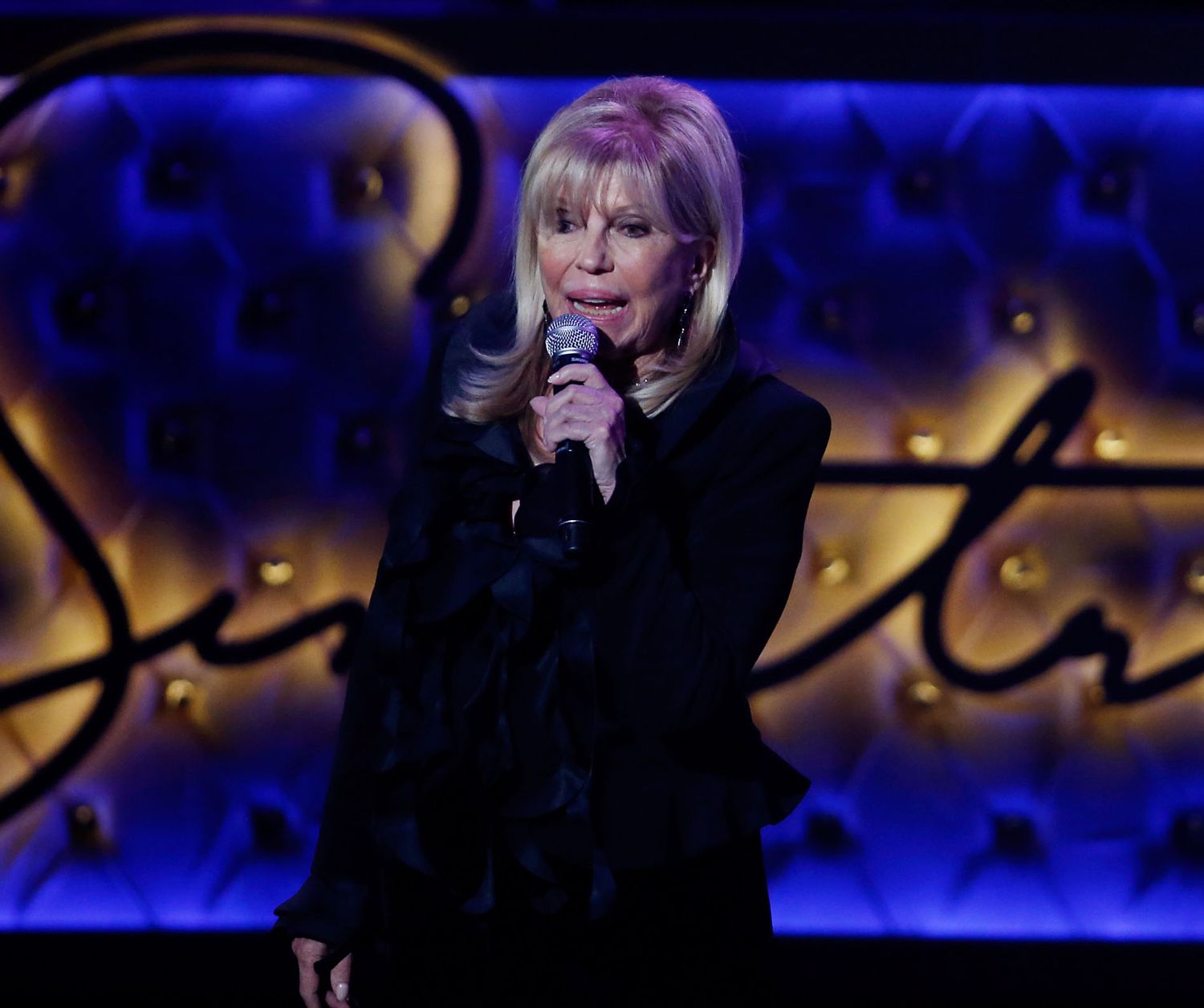 Nancy Sinatra performs during "Sinatra 100: An All-Star GRAMMY Concert" celebrating the late Frank Sinatra's 100th birthday at the Encore Theater at Wynn Las Vegas on December 2, 2015 in Las Vegas, Nevada.