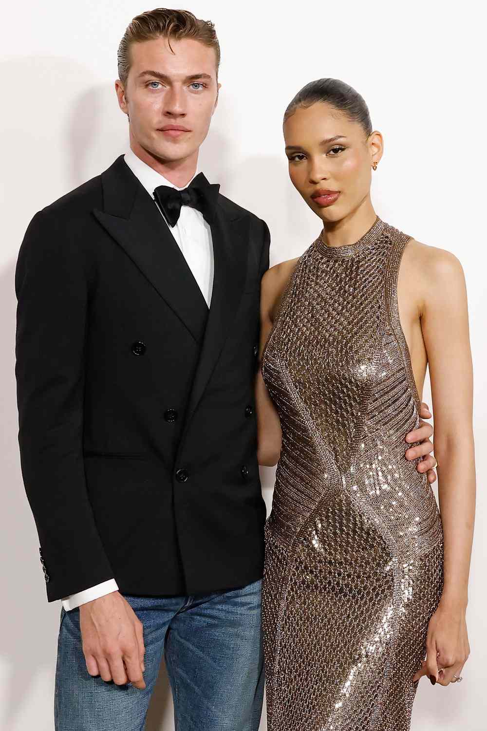 Lucky Blue Smith and Nara Azizia Smith attend the 2024 CFDA Awards on October 28, 2024 in New York City.