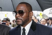 R. Kelly wearing glasses