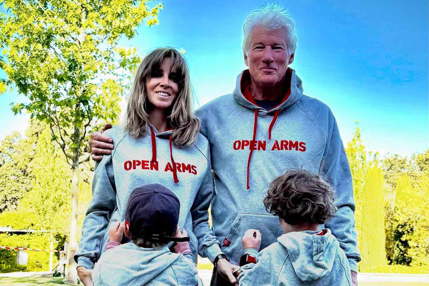 Richard Gere Shares Rare Family Photo with 2 Sons and Wife