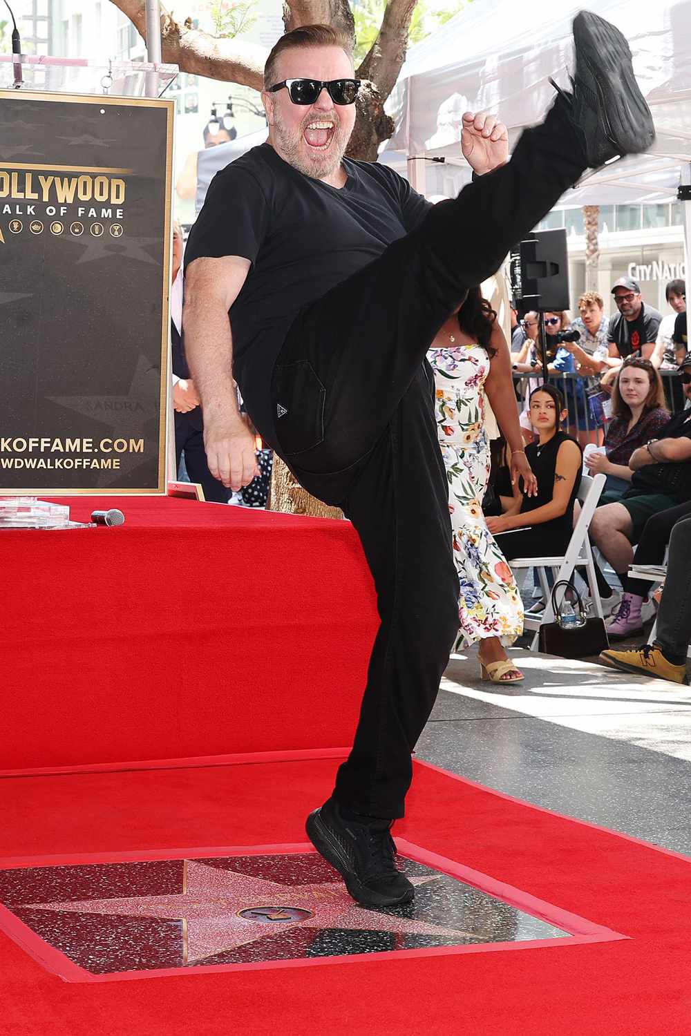 Ricky Gervais to be Honored with a star on the Hollywood Walk of Fame, Los Angeles, California