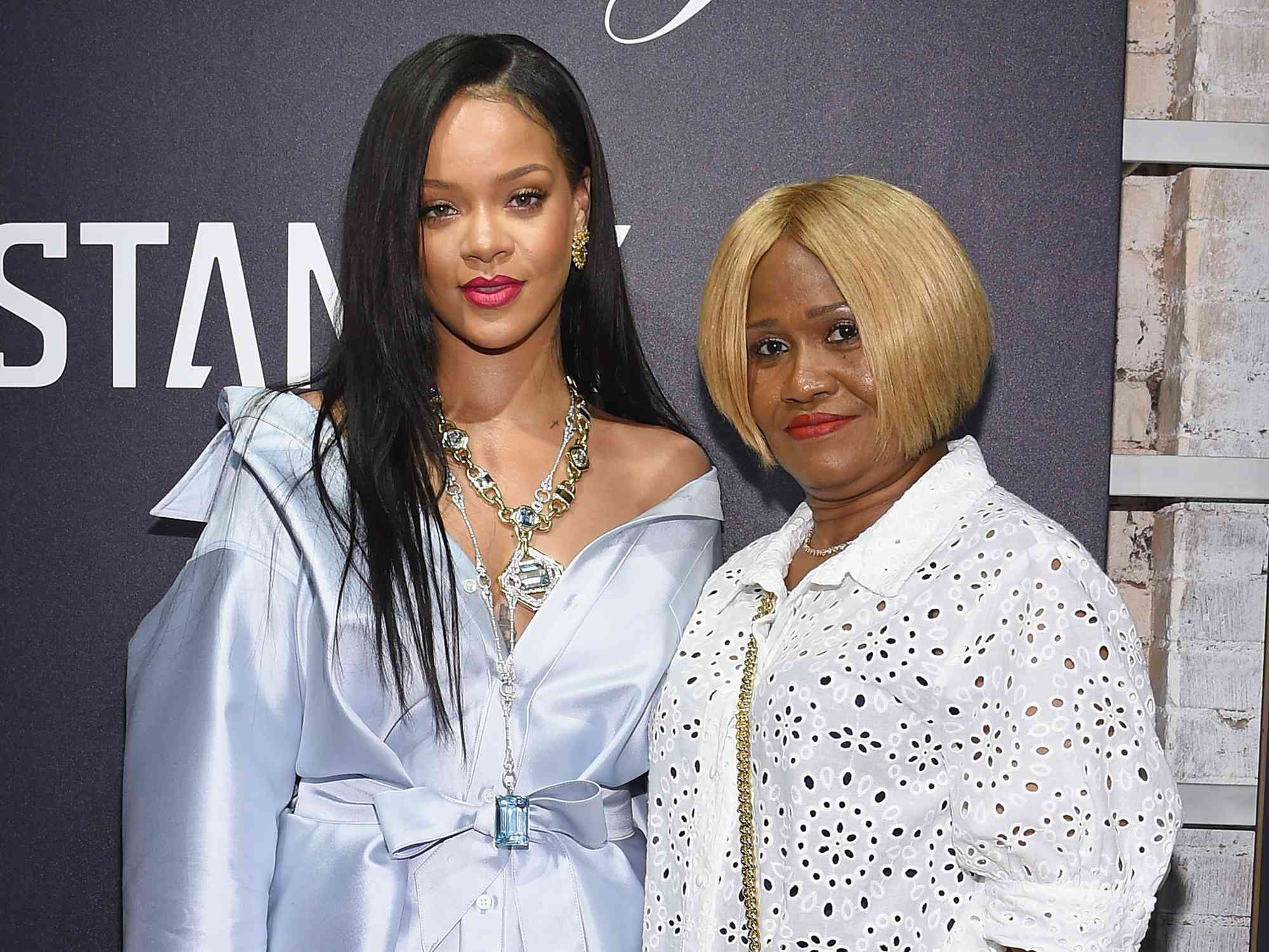 Rihanna makes an appearance with her mother Monica Braithwaite