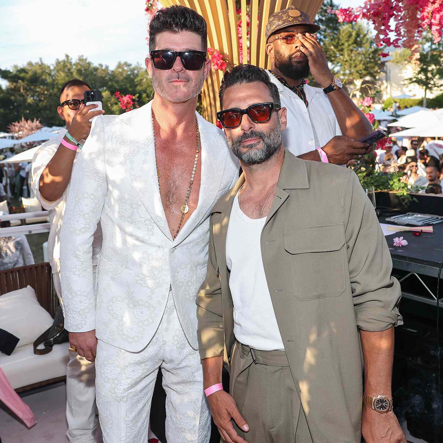 Robin Thicke and Rose Day Co-Founder Ben Biscotti attended the star-studded Los Angeles event on June 14, 2025.