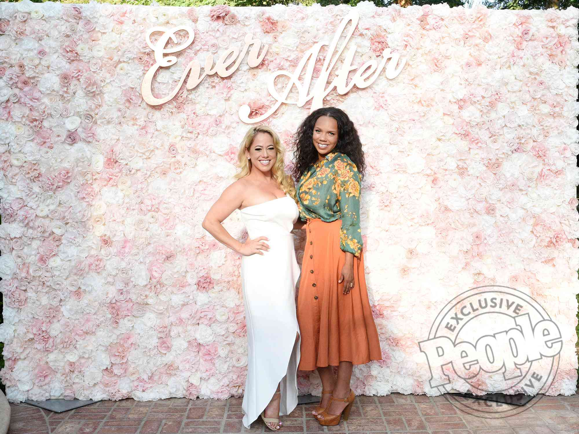 Sabrina Bryan and Kiely Williams at Bryan's bridal shower in Orange County, Calif., on Aug. 19, 2018