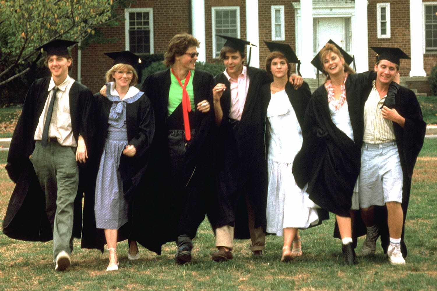 ST. ELMO'S FIRE, Andrew McCarthy, Mare Winningham, Rob Lowe, Judd Nelson, Ally Sheedy, Demi Moore, Emilio Estevez, 1985