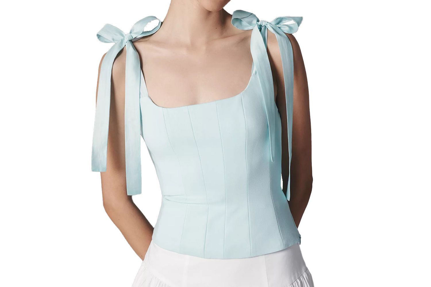 Anthropologie Sunday in Brooklyn Tie-Strap Corset Top