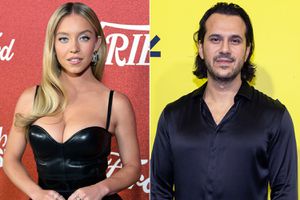 Sydney Sweeney attends the Variety Power of Young Hollywood on August 10, 2023 in Hollywood, California ; Jonathan Davino attends the premiere of "Immaculate" on March 12, 2024 in Austin, Texas