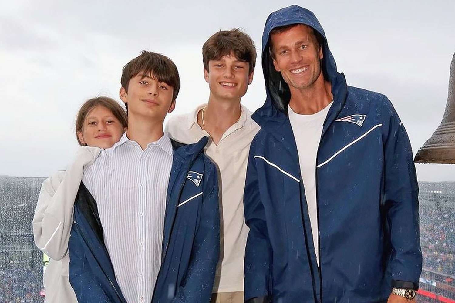 brady and family photo