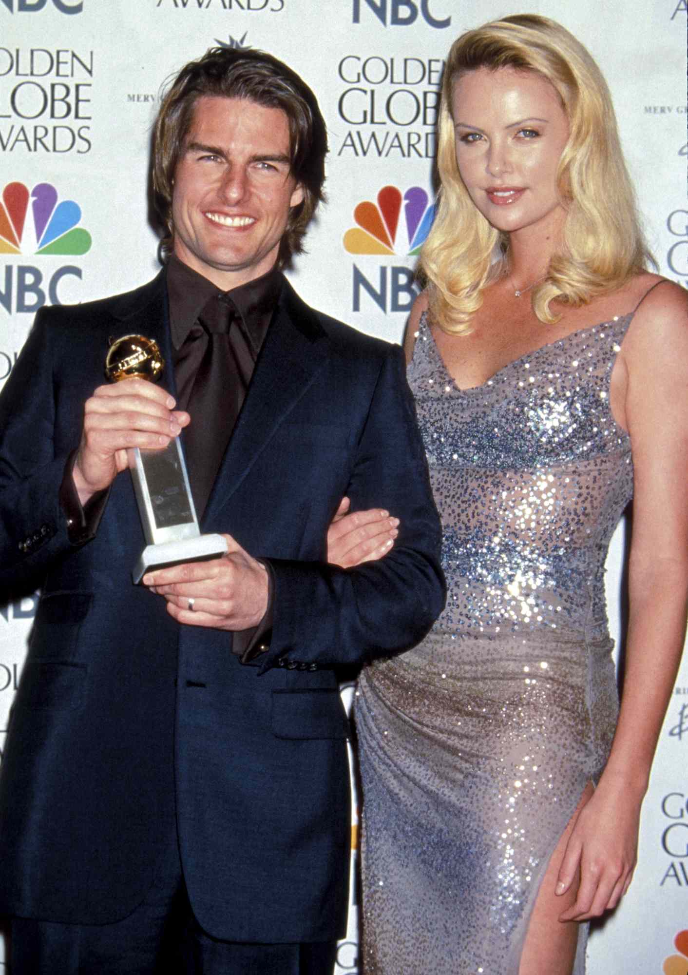 Tom Cruise and Charlize Theron, 57th Annual Golden Globe Awards, January 23, 2000
