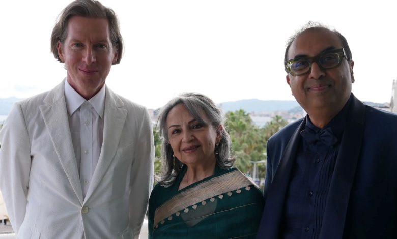 Wes Anderson, Sharmila Tagore and Shivendra Singh Dungarpur