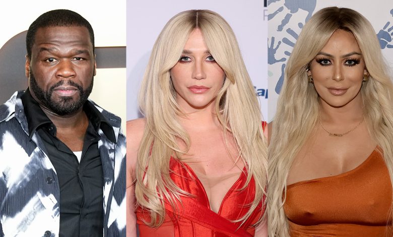 50 Cent, Kesha and Aubrey O