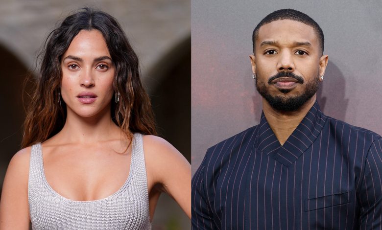 Adria Arjona and Michael B Jordan