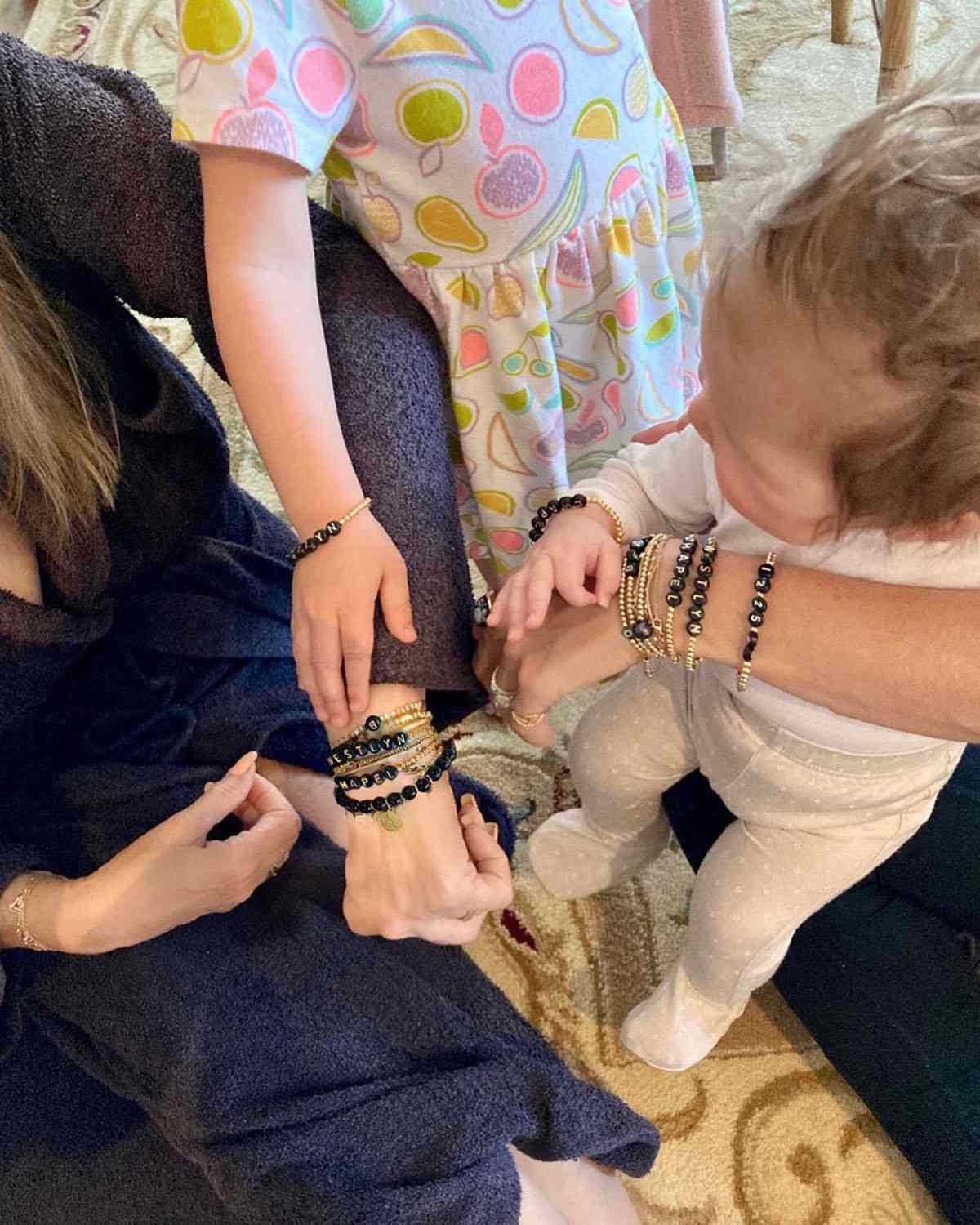 https://www.instagram.com/p/CO1J_7GHyln/ barbrastreisand Verified Matching bracelets...across generations! ❤️ 48w