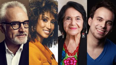 From left: Bradley Whitford, Elaine Welteroth, Dolores Huerta and Diego Mariscal