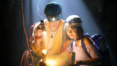 Diego (Jacob Rodriguez) And Dora (Samantha Lorainne) In Dora and The Search For Sol Dorado on Nickelodeon