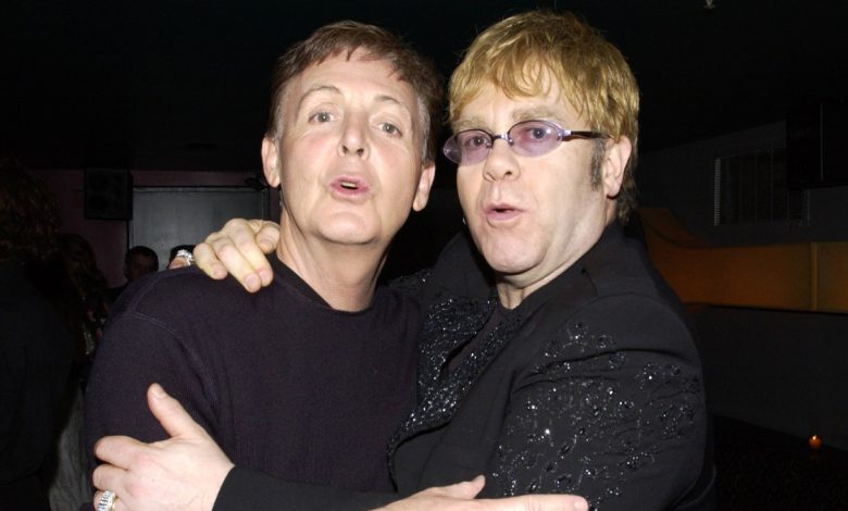 Paul McCartney and Elton John
