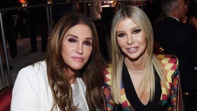 WEST HOLLYWOOD, CALIFORNIA - FEBRUARY 09: Caitlyn Jenner and Sophia Hutchins attend the 28th Annual Elton John AIDS Foundation Academy Awards Viewing Party sponsored by IMDb, Neuro Drinks and Walmart on February 09, 2020 in West Hollywood, California. (Photo by Jamie McCarthy/Getty Images for EJAF)