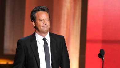 Matthew Perry at the 2012 Emmys.