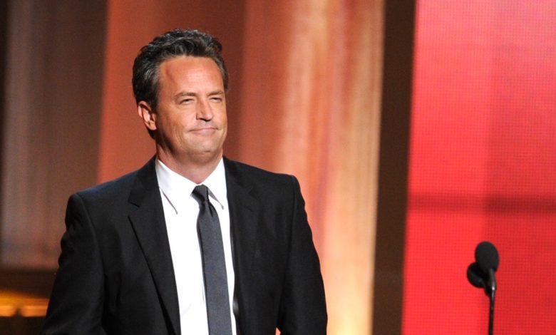 Matthew Perry at the 2012 Emmys.