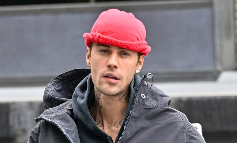 Justin Bieber is seen on April 15, 2025 in Los Angeles, California.