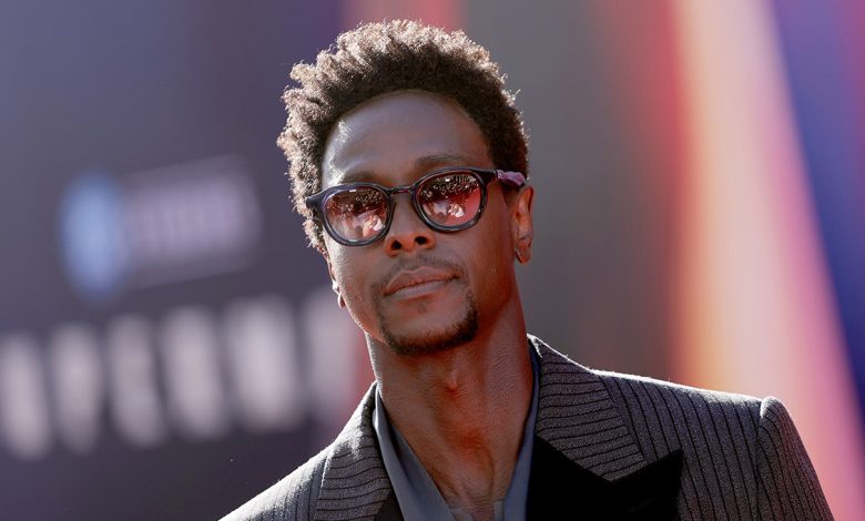 Edi Gathegi attends the Los Angeles Premiere of Warner Bros. Superman at TCL Chinese Theatre on July 07, 2025 in Hollywood, California.