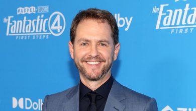 Matt Shakman attends The Fantastic Four: First Steps World Premiere at the Dorothy Chandler Pavilion in Los Angeles, California on July 21, 2025.