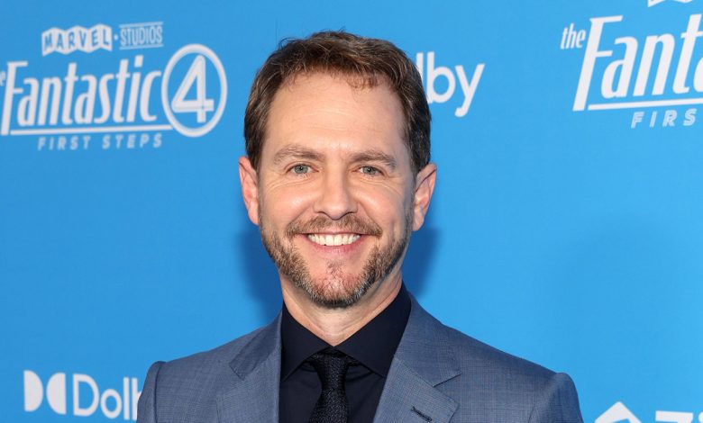 Matt Shakman attends The Fantastic Four: First Steps World Premiere at the Dorothy Chandler Pavilion in Los Angeles, California on July 21, 2025.