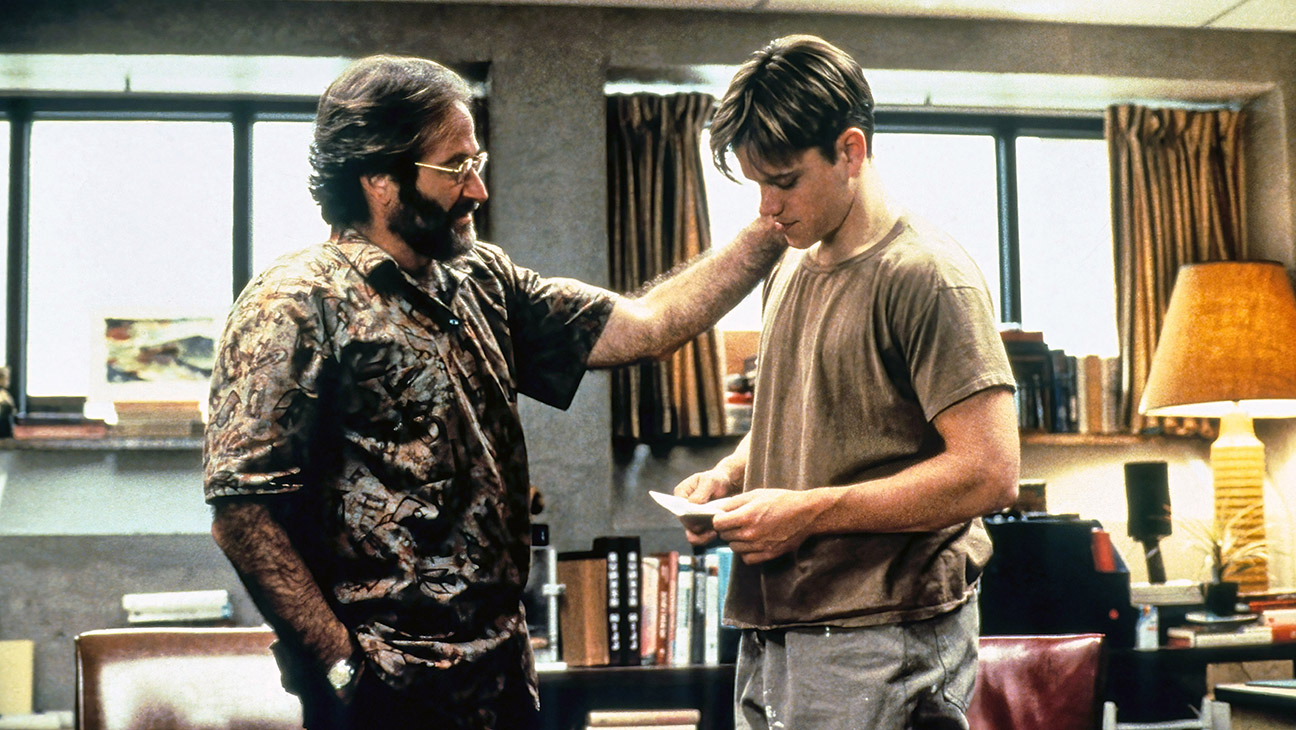 From left: Robin Williams and Matt Damon in 1997's 'Good Will Hunting.'