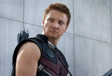 THE AVENGERS, Jeremy Renner as Clint Barton/Hawkeye, 2012.