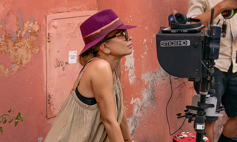 Director Victoria Mahoney on the set of The Old Guard 2.