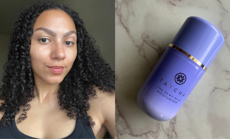 Sabrina Talbert and Tatcha's The Dewy Milk Moisturizer.
