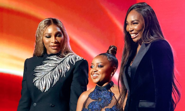 Serena Williams, Quinta Brunson and Venus Williams at the 2024 ESPY Awards.