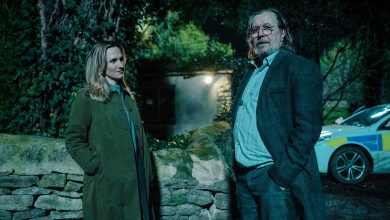 Ruth Bradley and Gary Oldman in Slow Horses