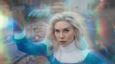 Vanessa Kirby as Sue Storm/Invisible Woman in 20th Century Studios/Marvel Studios