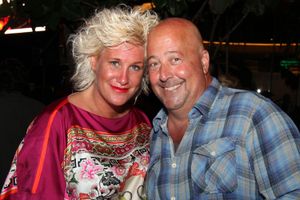 Anne Burrell and (R) Andrew Zimmern Attend the 2012 Atlantic City Food and Wine Festival